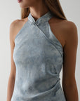 Blue China Dress