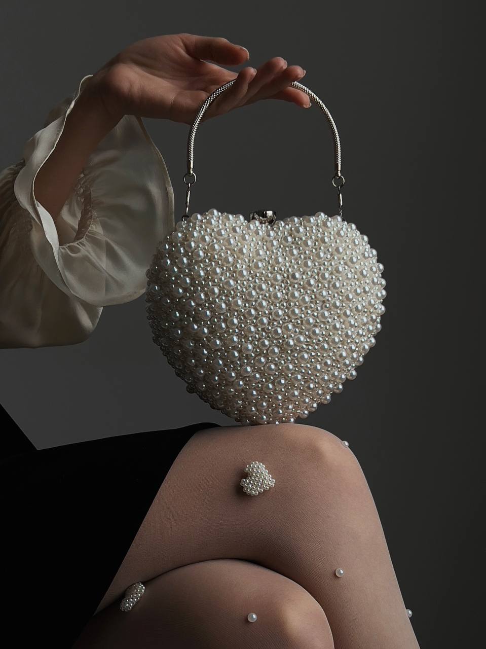 Pearl Heart Bag