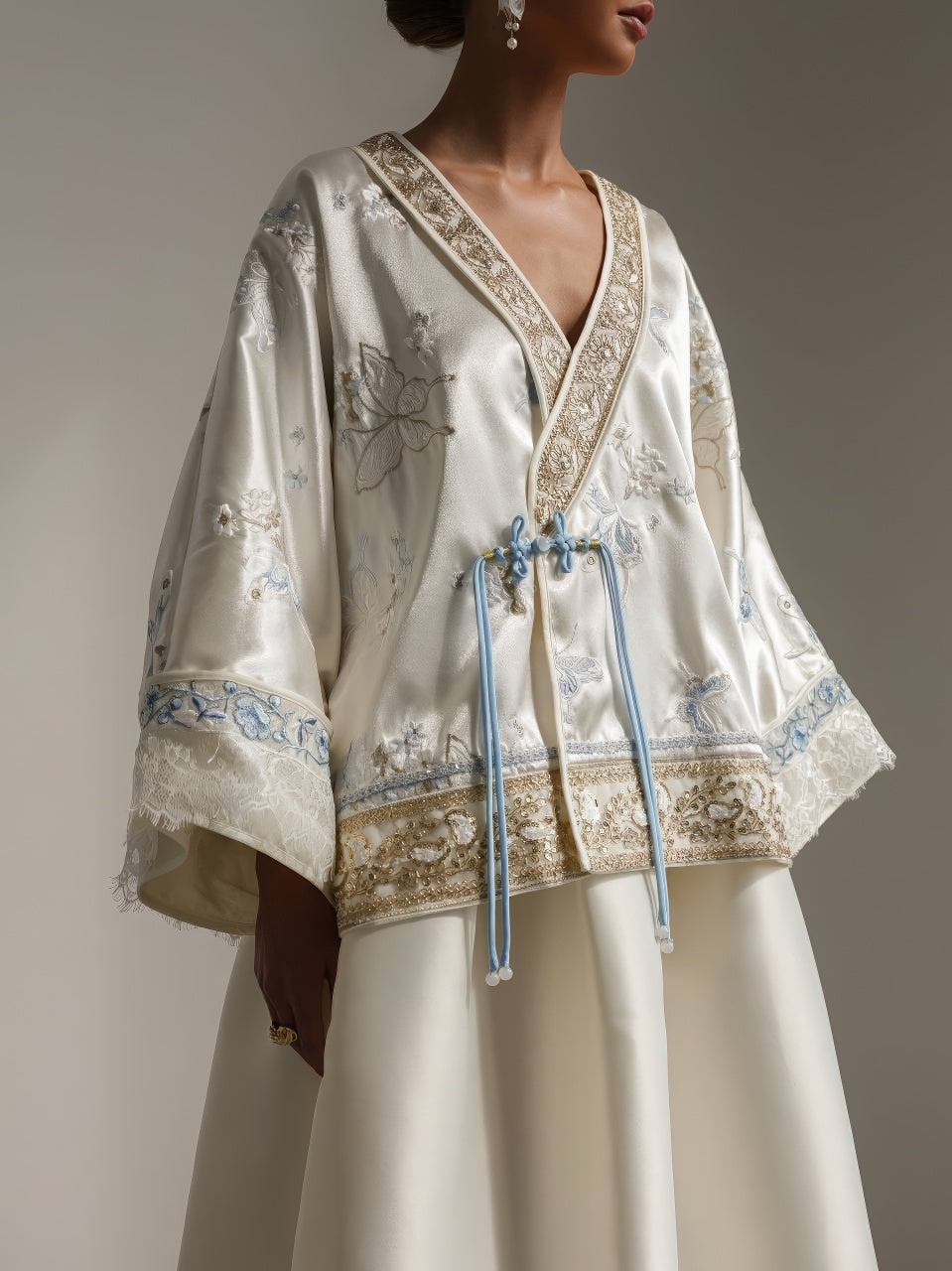 White Lotus Kimono Jacket