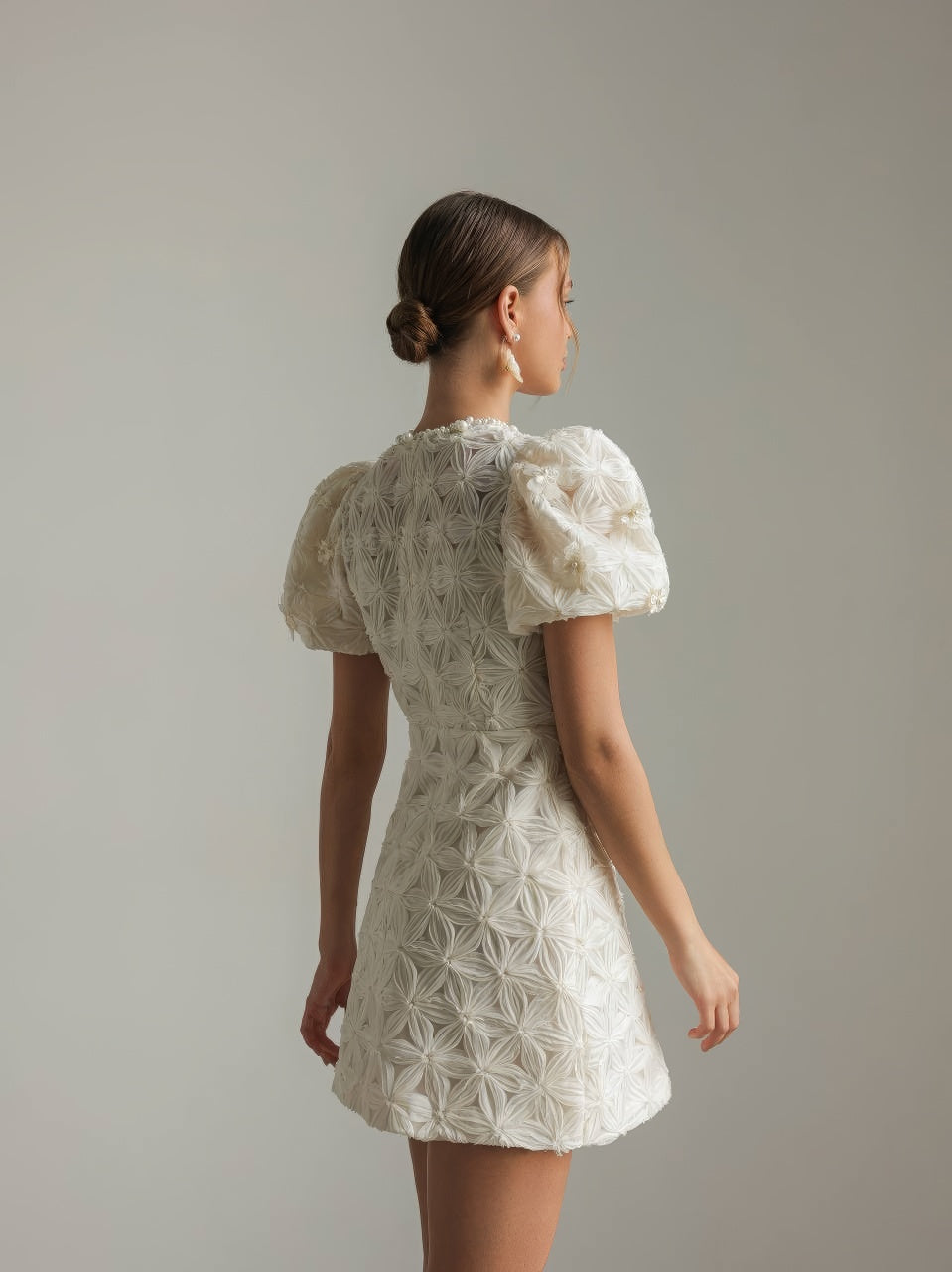 Fleur Textured Mini Dress