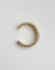 Golden Texture Cuff Bracelet