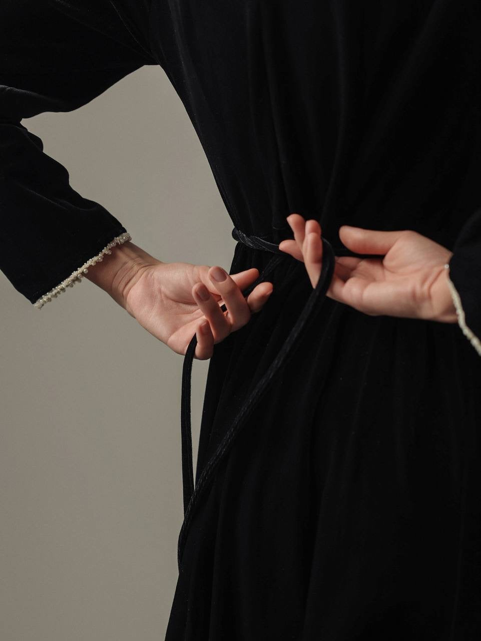 Midnight Garden Velvet Dress