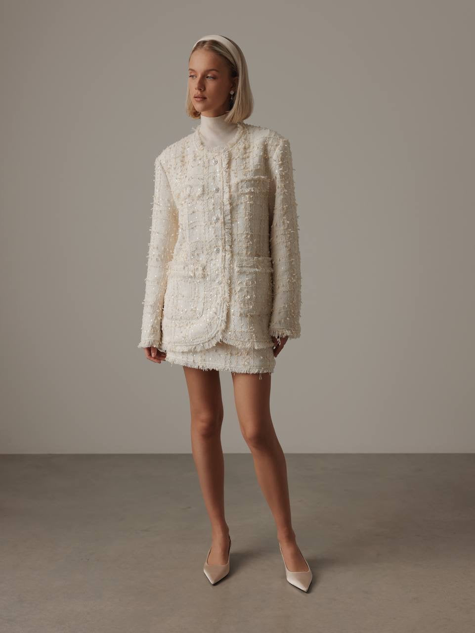 Turtleneck Cream Knit