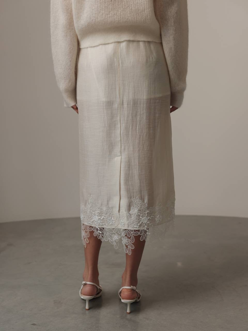Lace Dream Midi Skirt