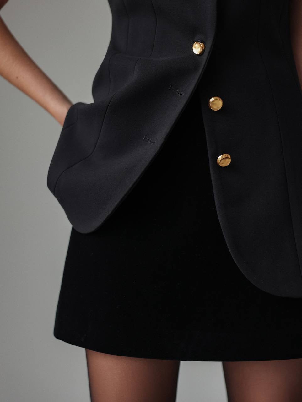 High-Waisted Mini Skirt