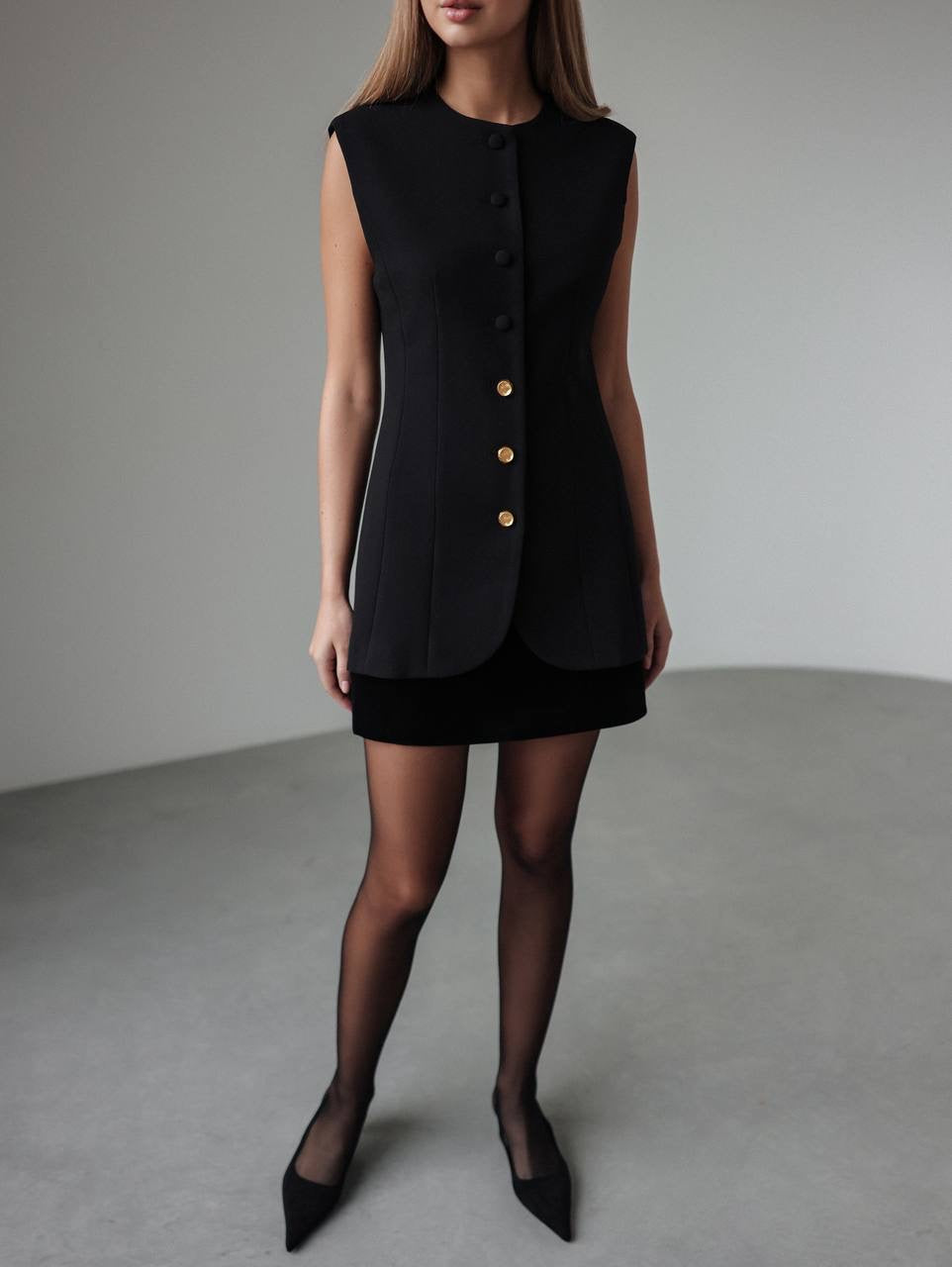 High-Waisted Mini Skirt