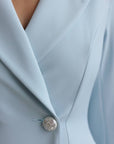Powder Blue Midi Dress