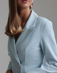 Powder Blue Midi Dress