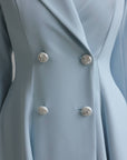 Powder Blue Midi Dress