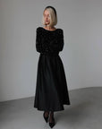 Midnight Elegance Evening Dress
