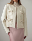 Satin Midi Skirt in Pastel Pink