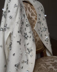 Embellished White Cape
