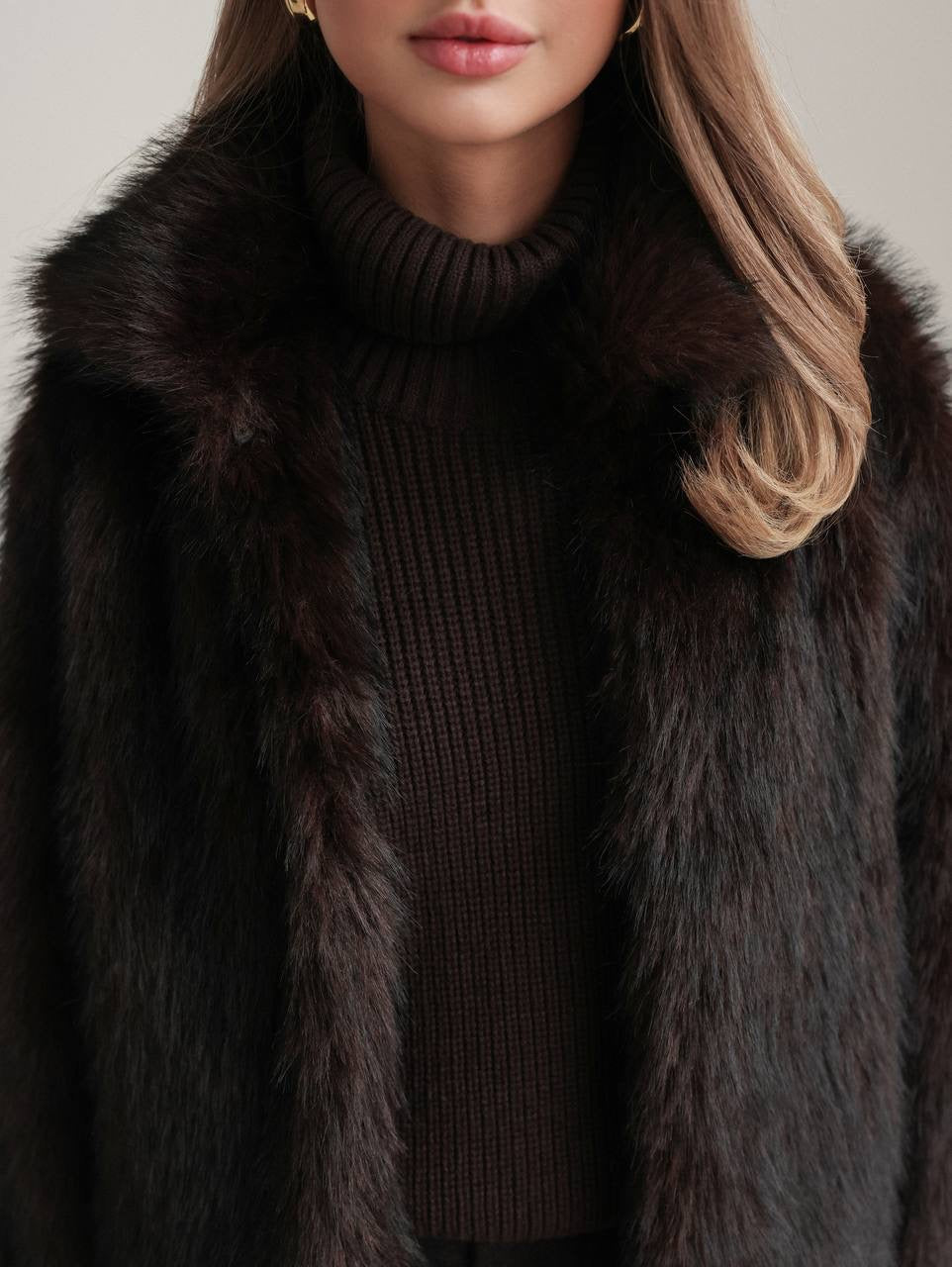 Luxurious Faux-Fur Jacket
