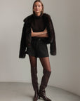 Luxurious Faux-Fur Jacket
