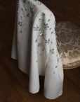 Embellished White Cape