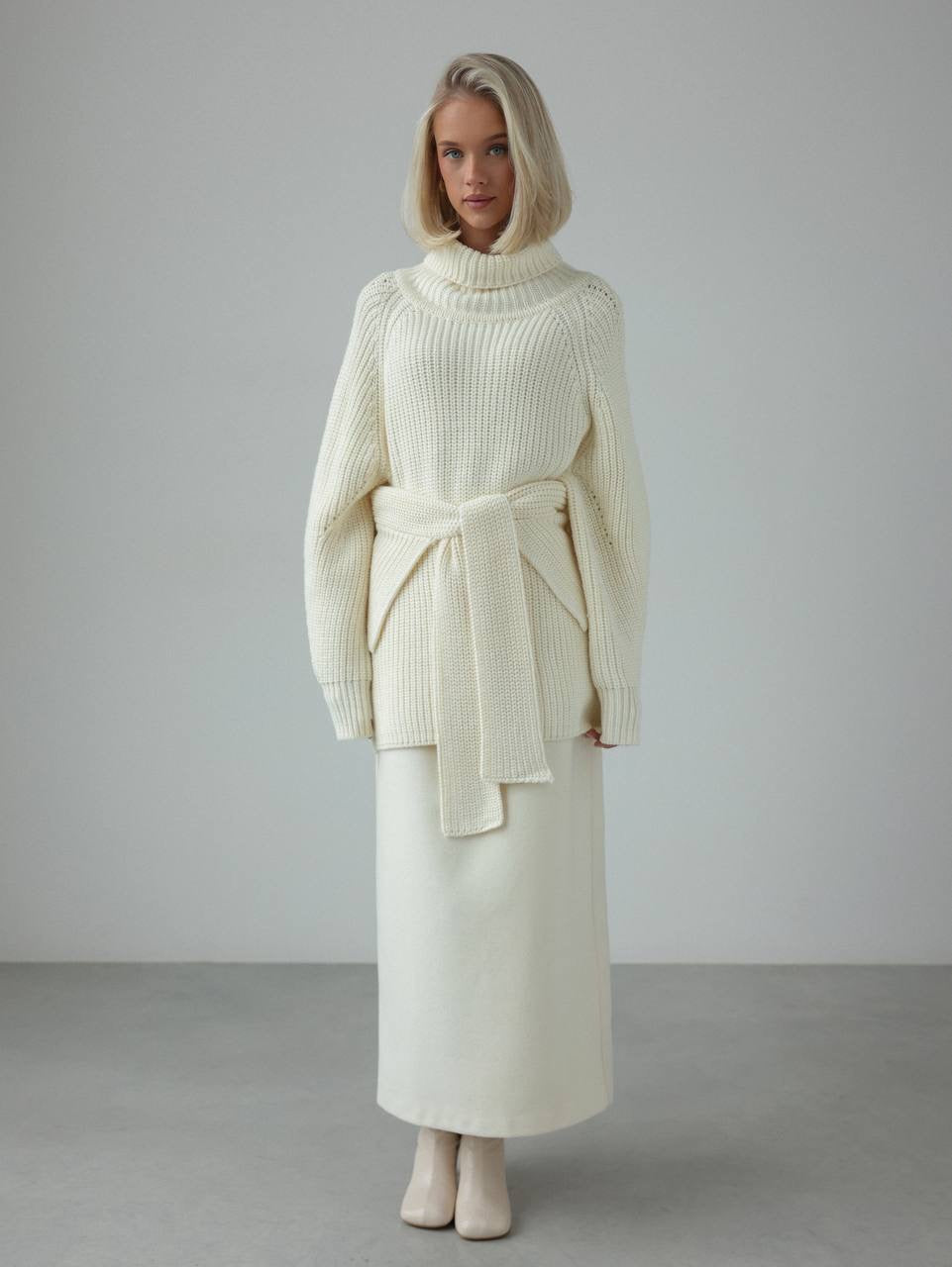 oversized sweater dress with belt Oversized Corset Sweater Dress + Day in NYC