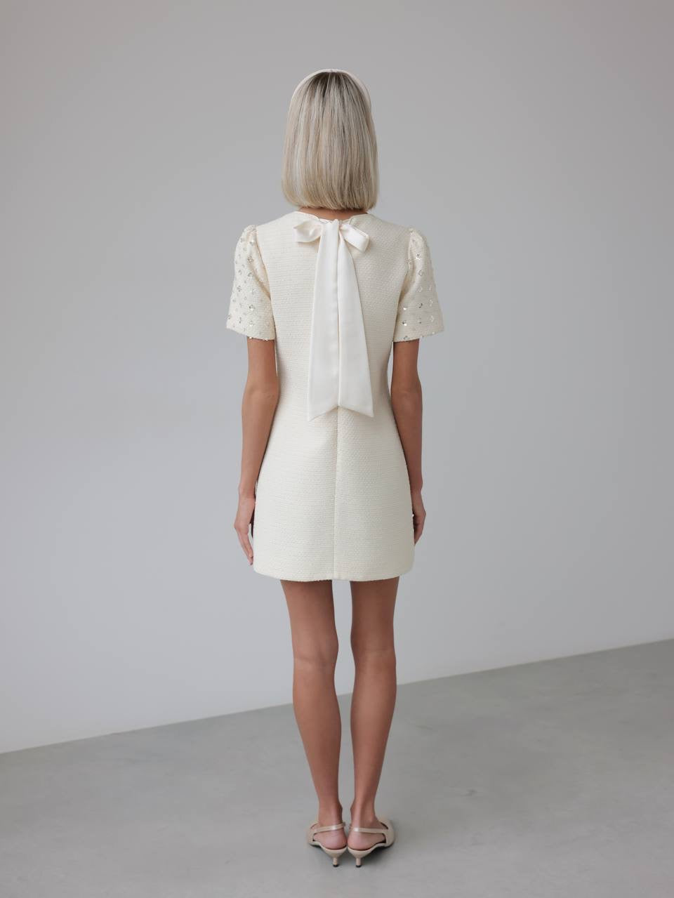 Sequin Embellished Mini Dress