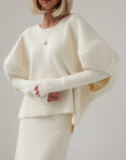 Oversized Ivory Wool Sweater