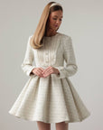 Timeless Elegance Tweed Dress