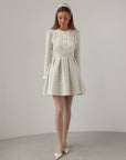 Timeless Elegance Tweed Dress