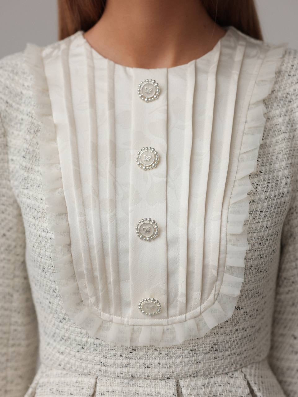 Timeless Elegance Tweed Dress