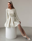 Timeless Elegance Tweed Dress