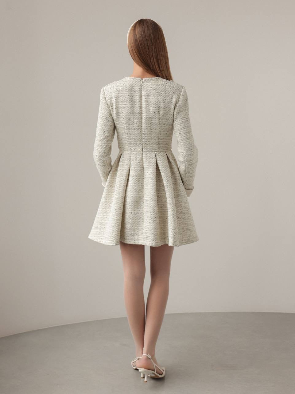 Timeless Elegance Tweed Dress