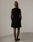 Sophisticated Black Lace Dress