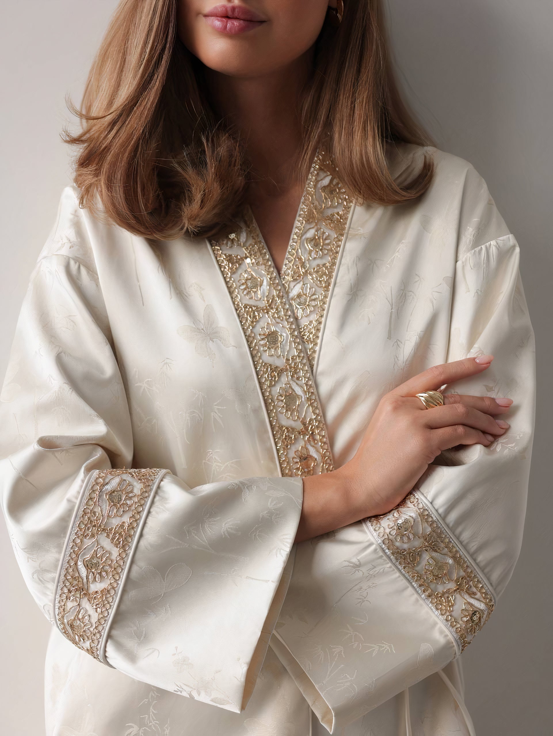 Ivory Elegance Kimono