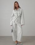 Snow White Palazzo Pants
