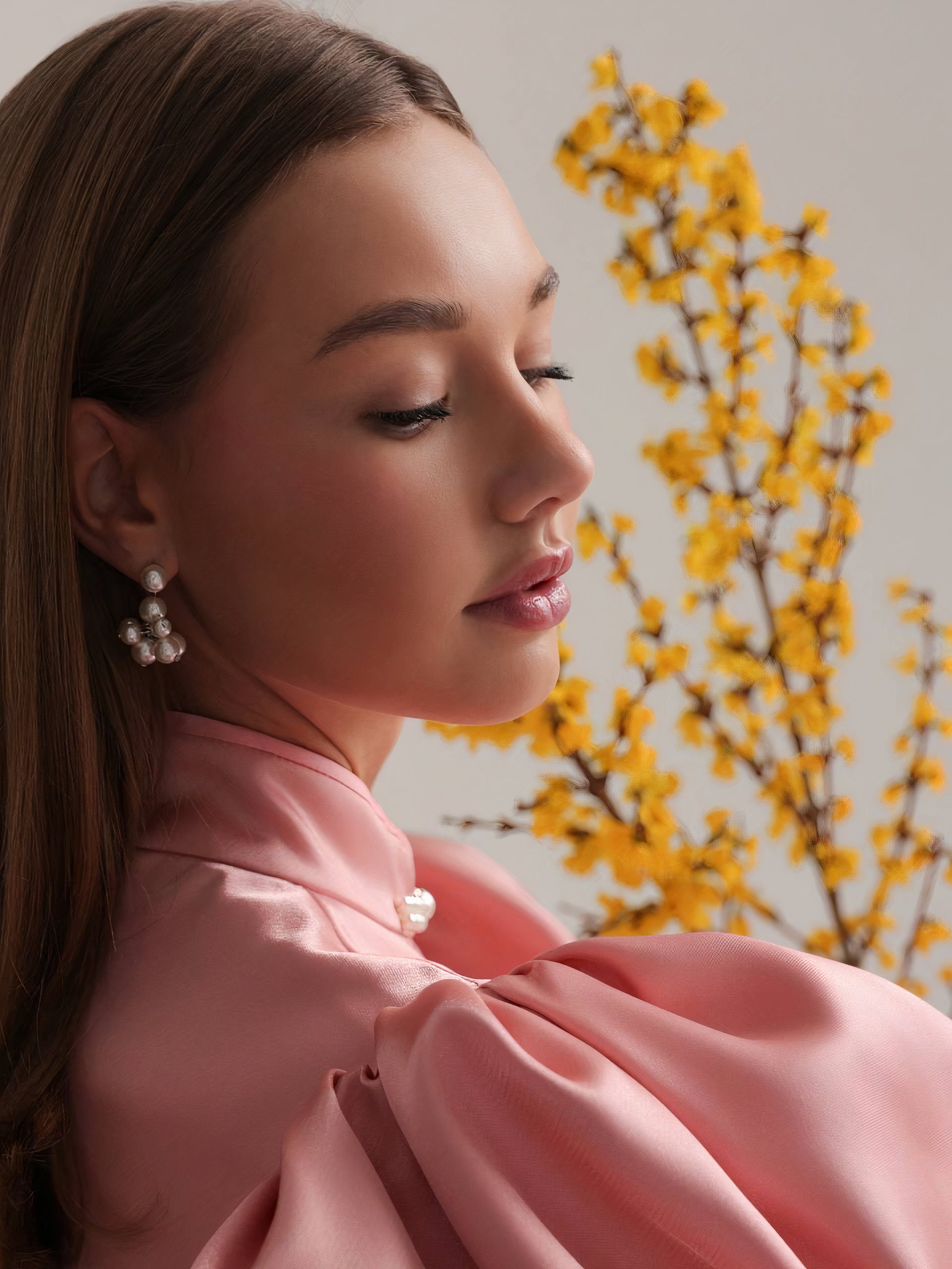 Blush Royale Satin Dress