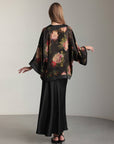 Midnight Bloom Kimono