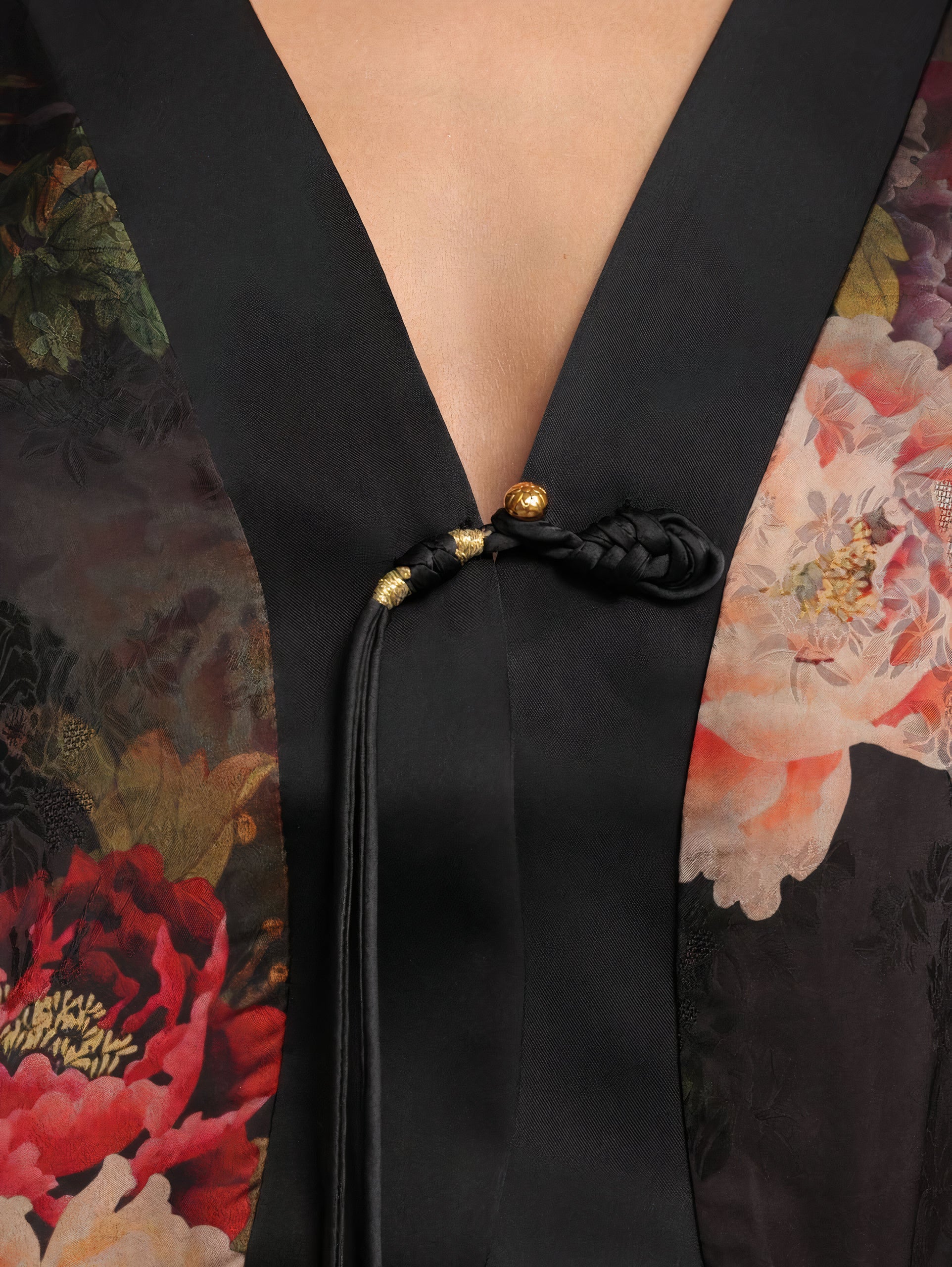 Midnight Bloom Kimono