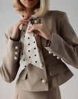 Amelie Pearl Button Set