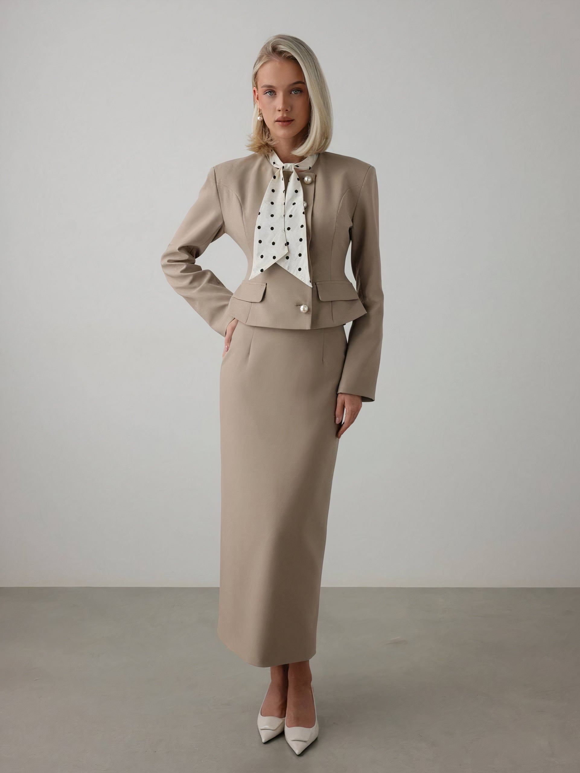 Amelie Pearl Button Set