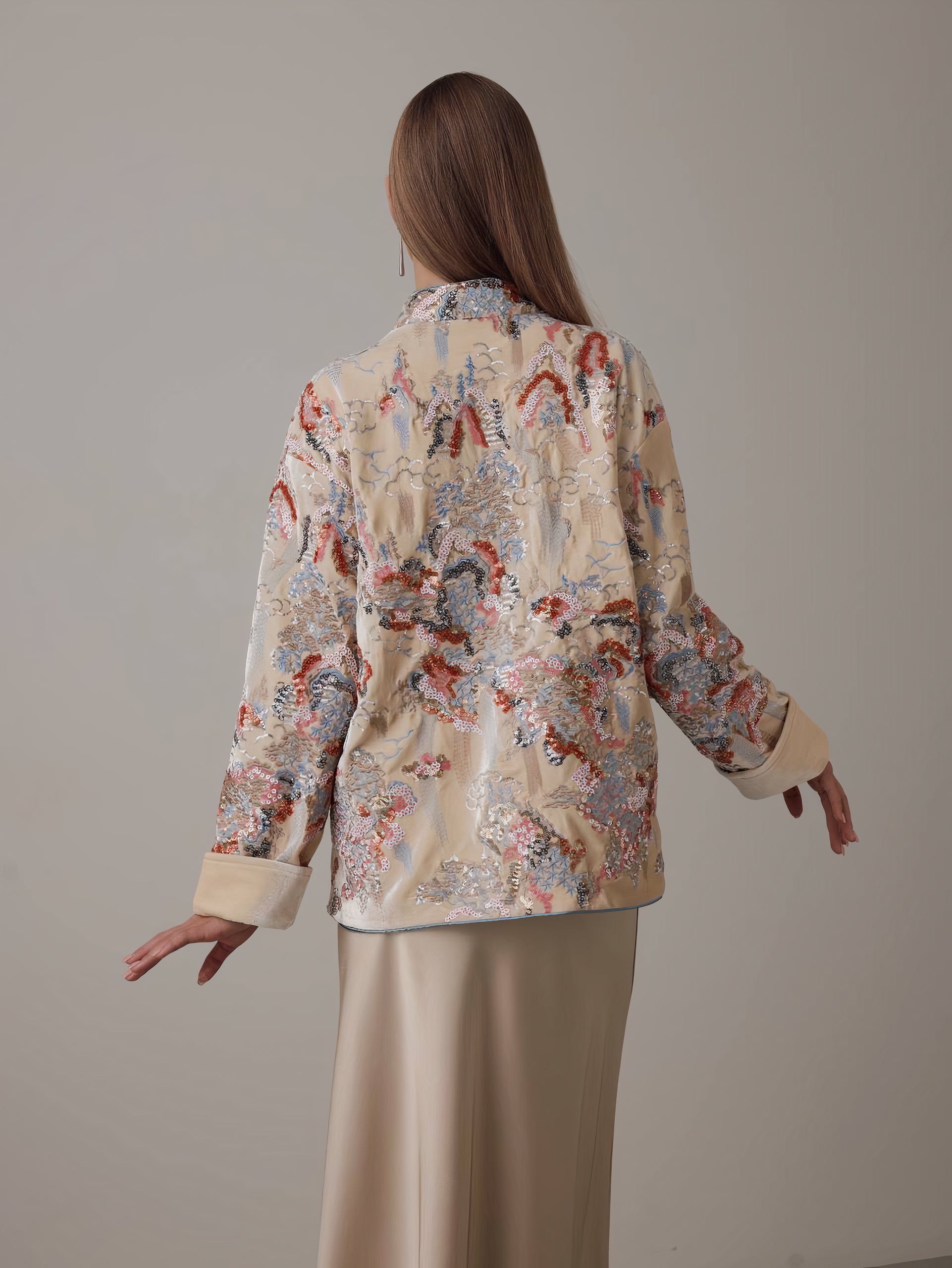 Hikari Embroidered Kimono Jacket