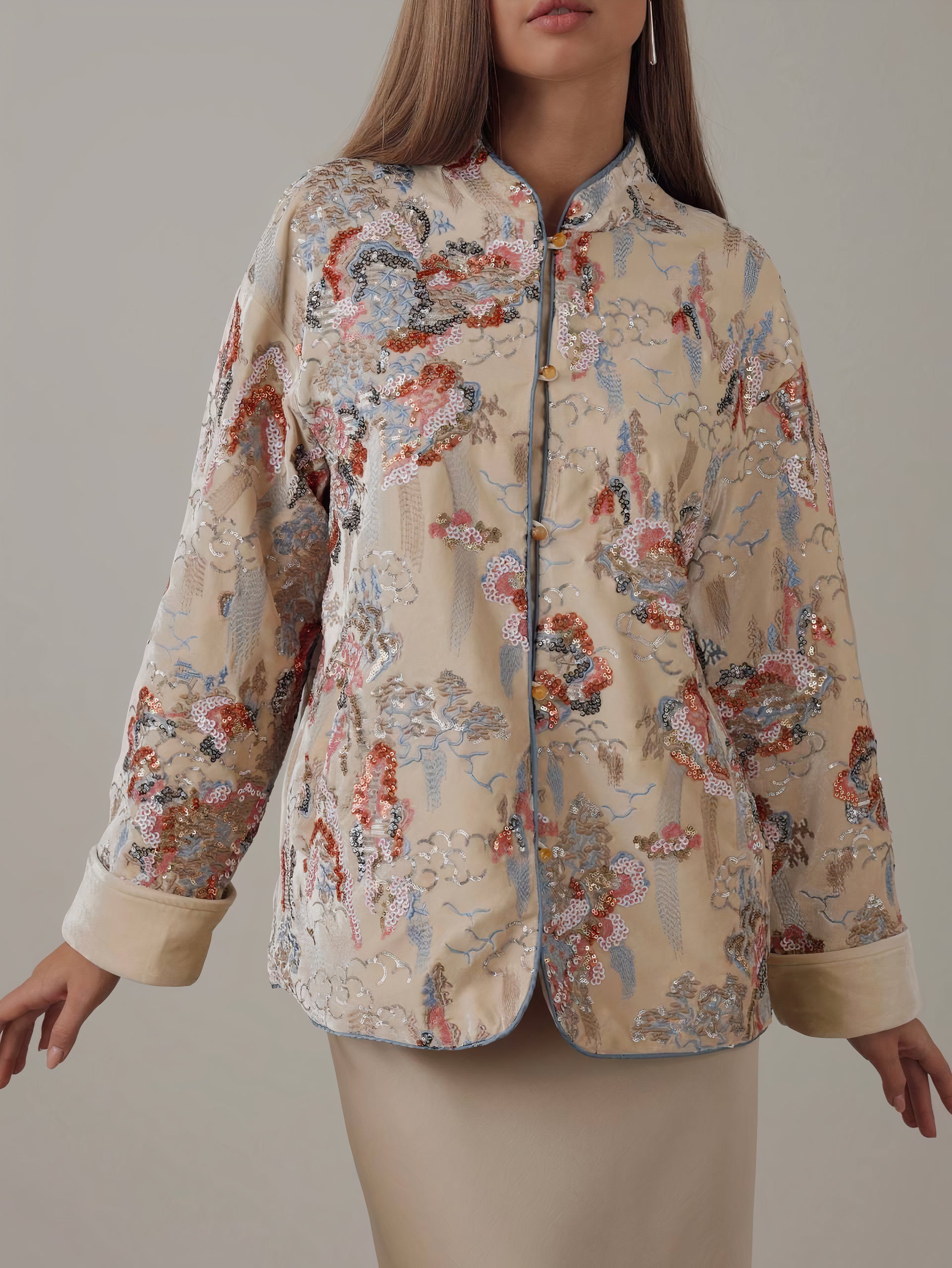 Hikari Embroidered Kimono Jacket