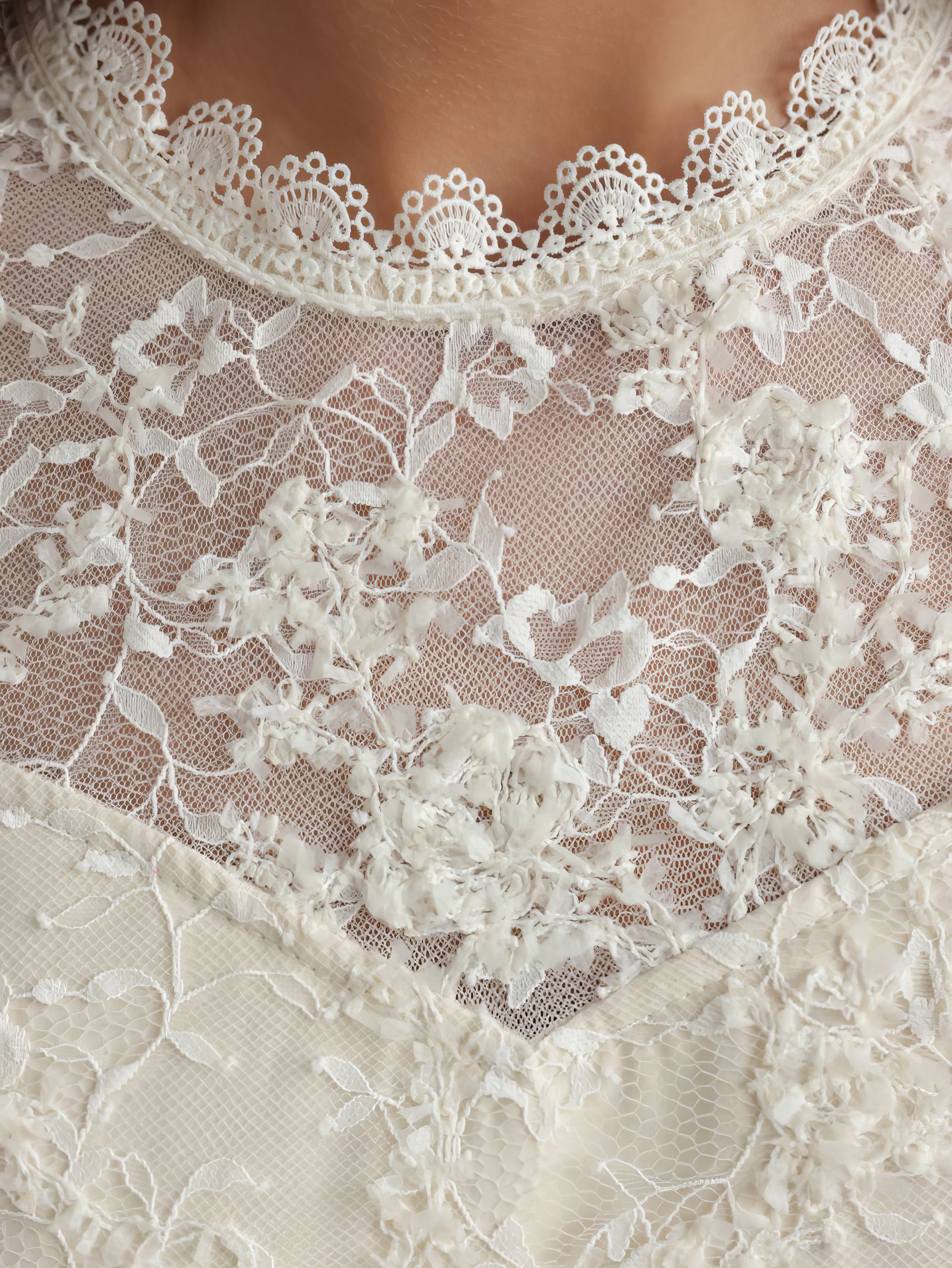 Chantilly Lace Peplum Midi Dress