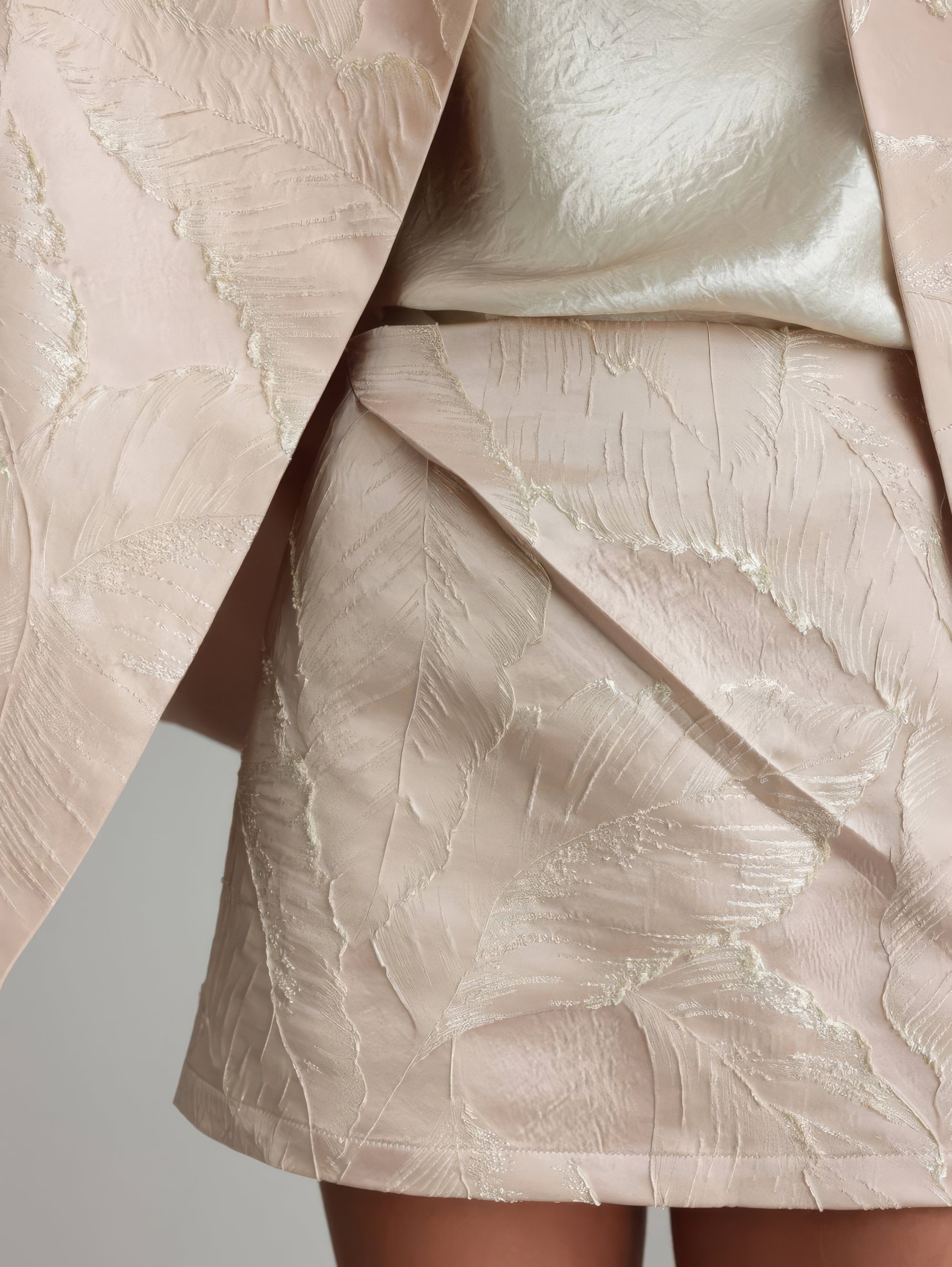 Hand-Crafted Scalloped Ecru Jacket