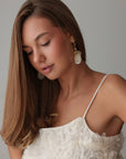 Ivory Satin Mini Skirt