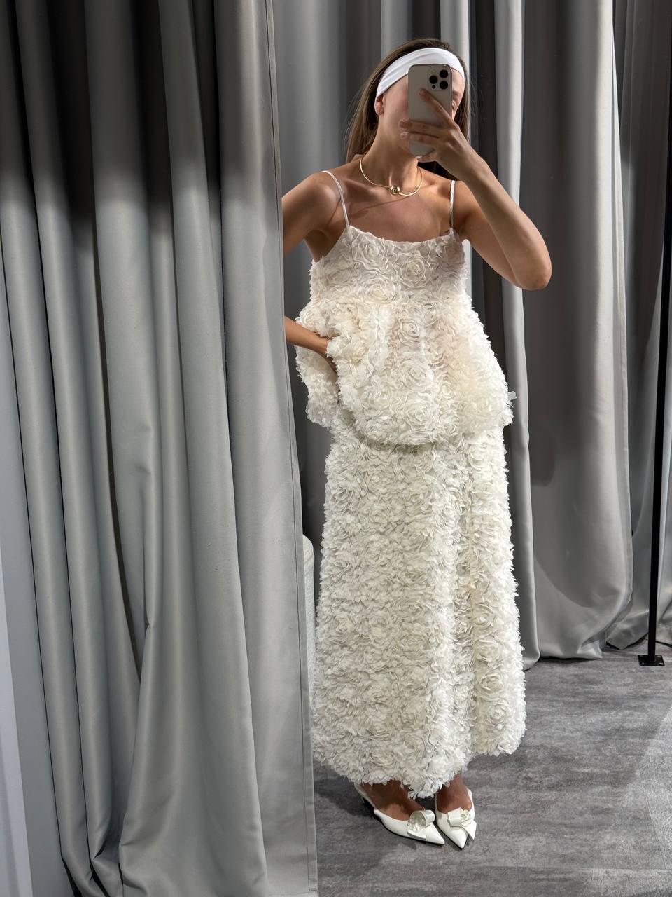 winter white peplum dress White Nomad Lace Dress With Sculpted Peplum