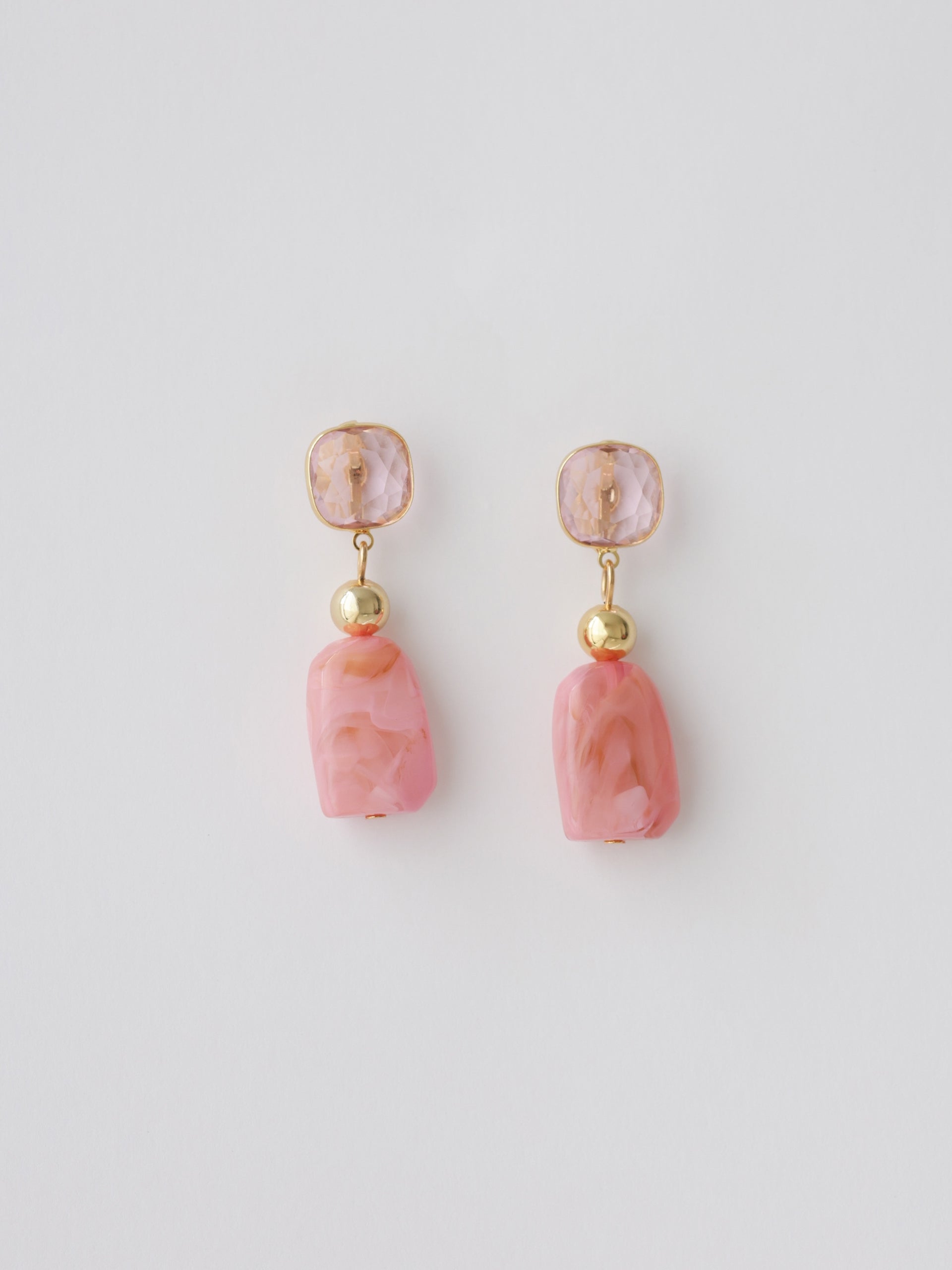 Rose Quartz Earrings