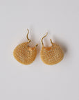 Golden Mesh Glow Earrings