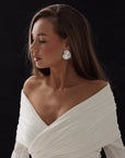 Silver Shell Elegance Earrings