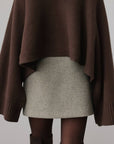 Cocoa Drape Knit