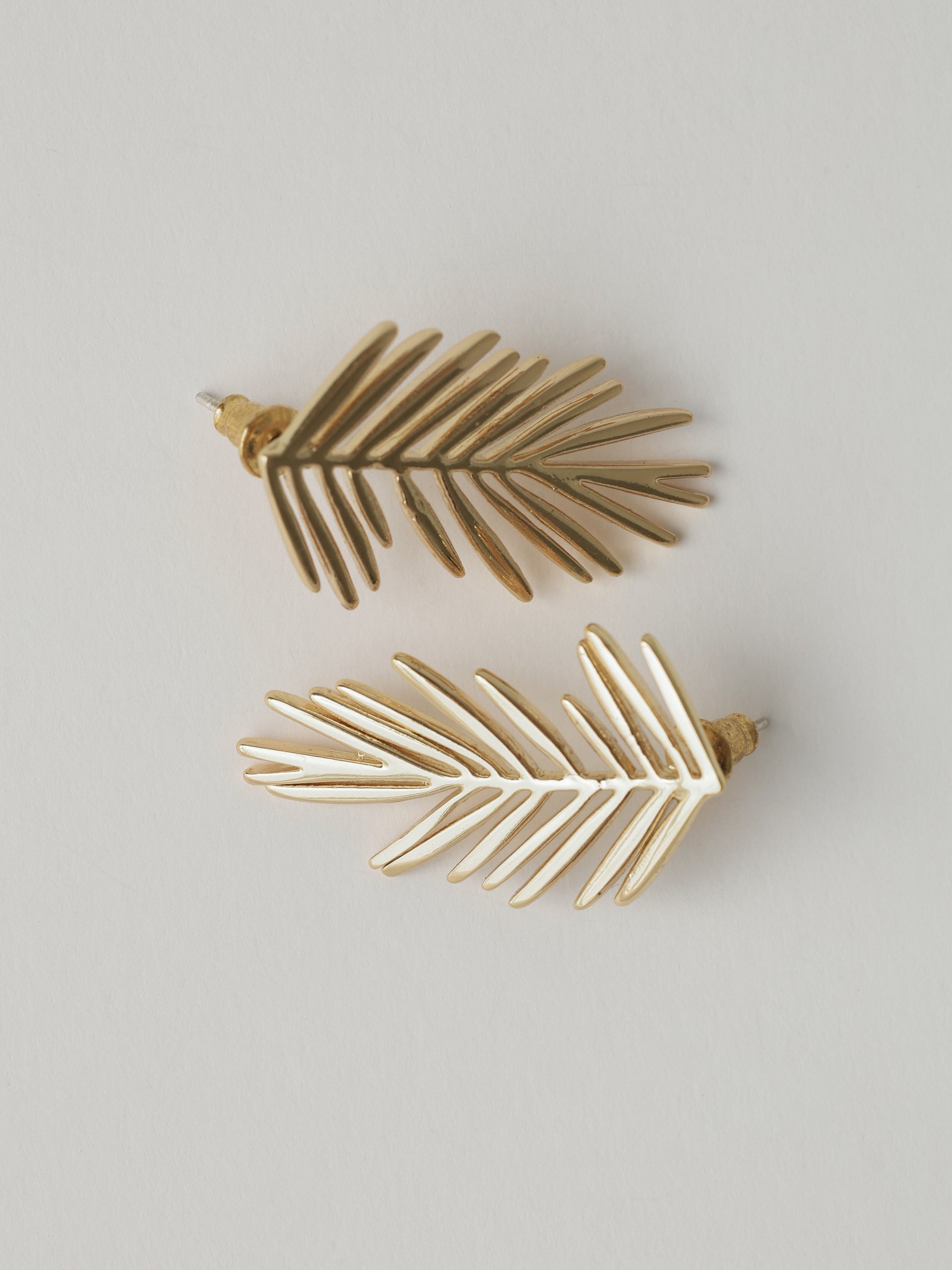 Palm Leaf Earrings