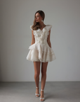 Jasmine Ruffled Mini Dress