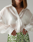 White Airy Blouse