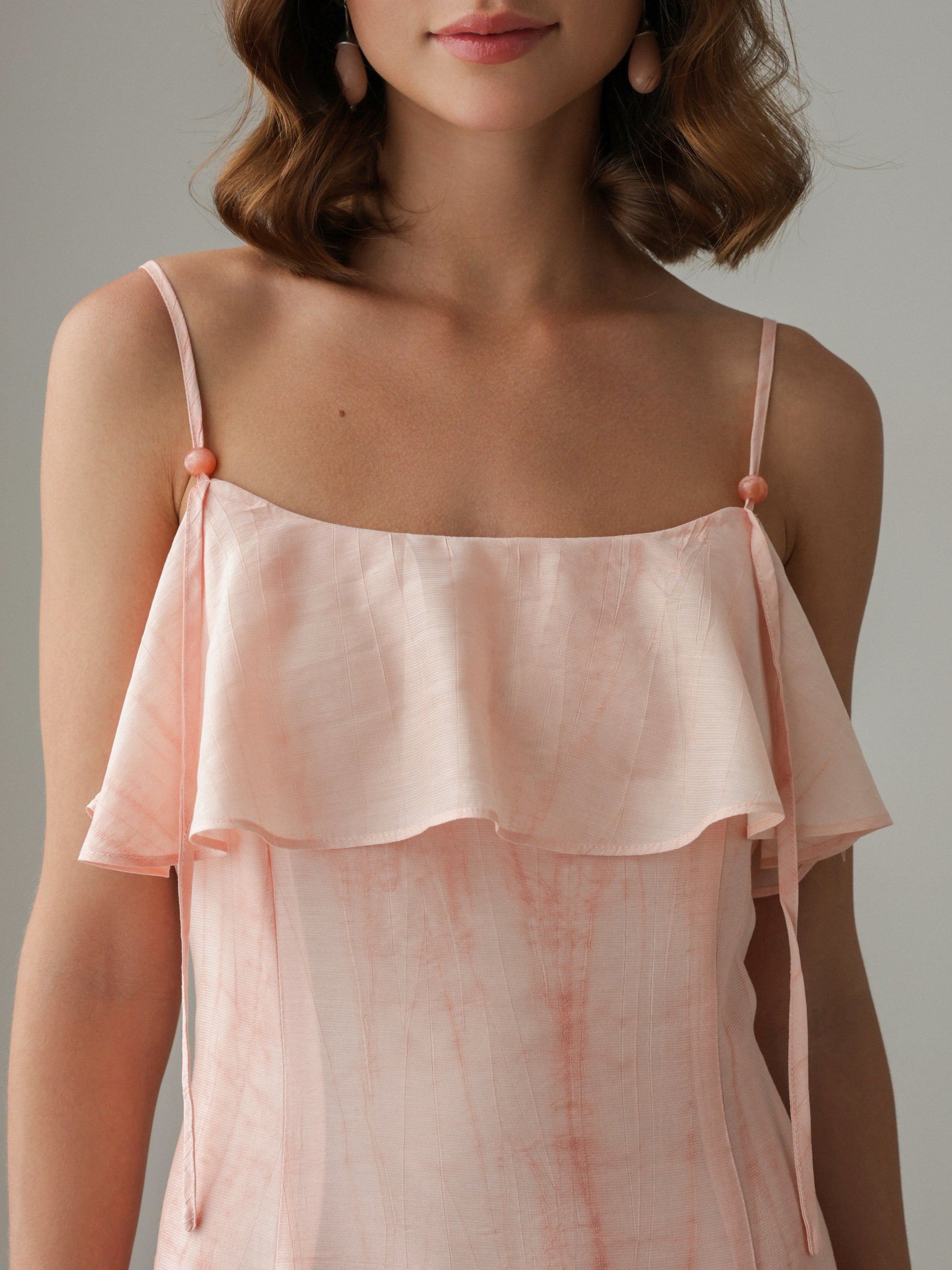 Ruffle Strap Dress