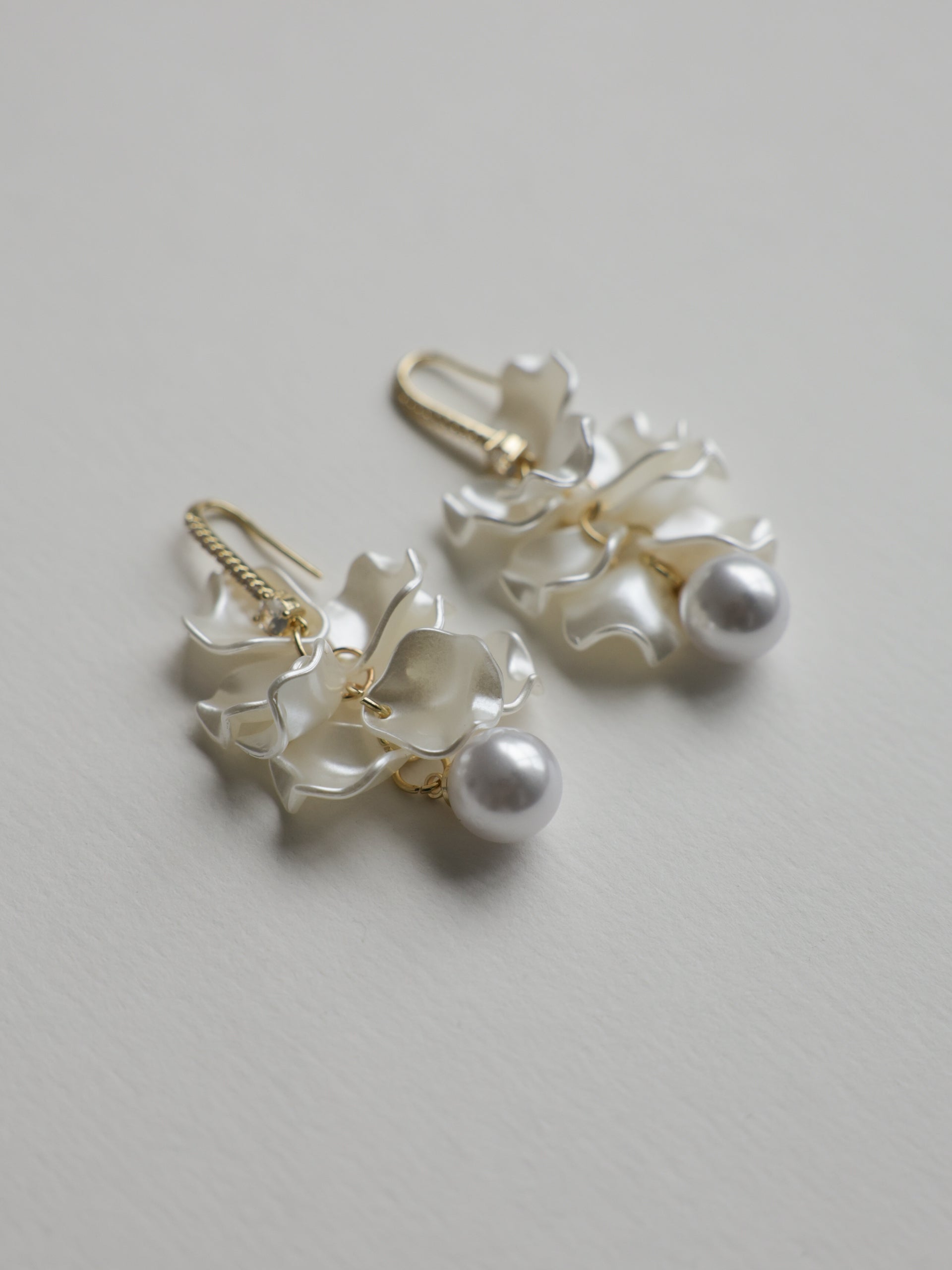 Pearl Petal Elegance Earrings
